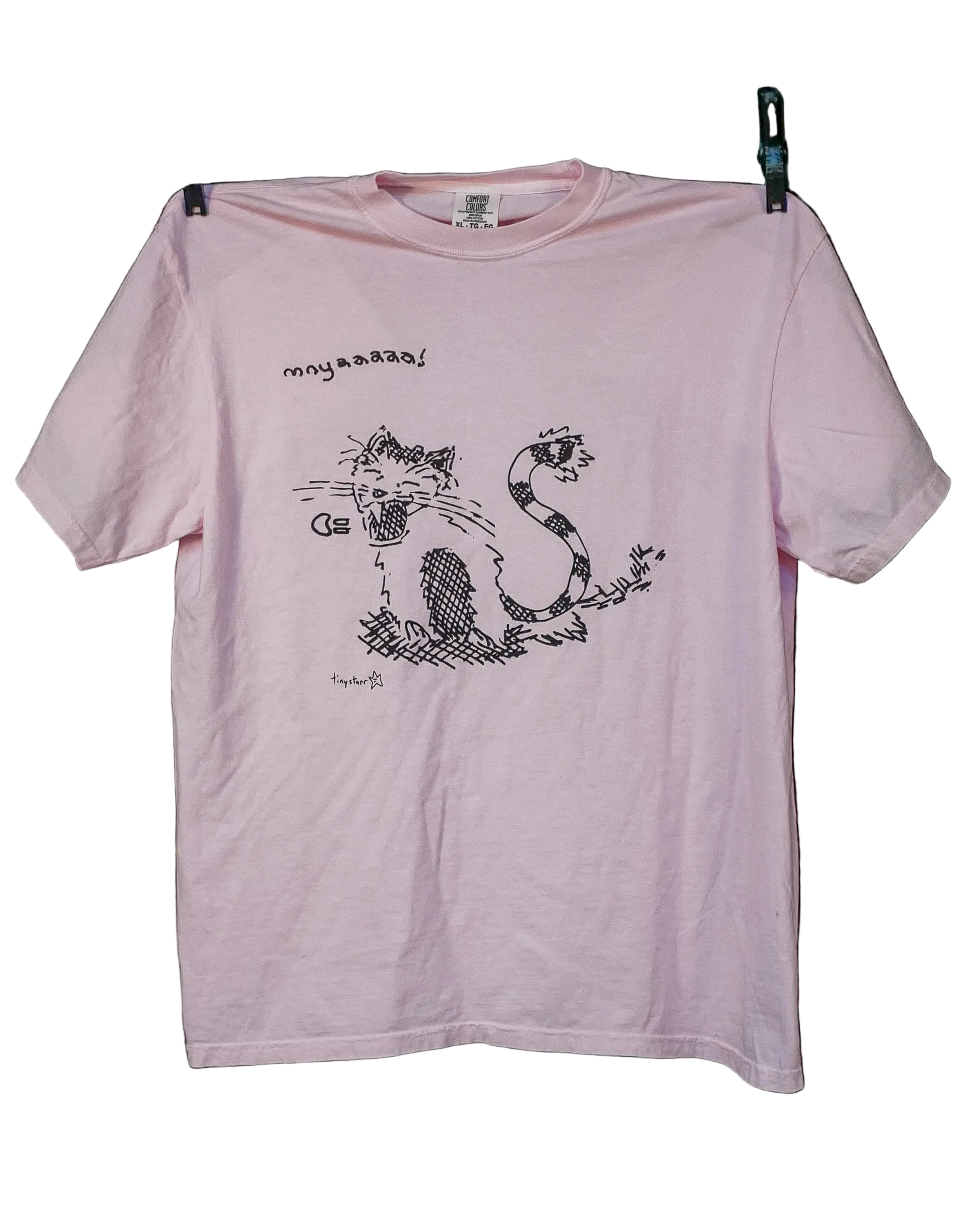 "mnyaaaaa!" cat tee
