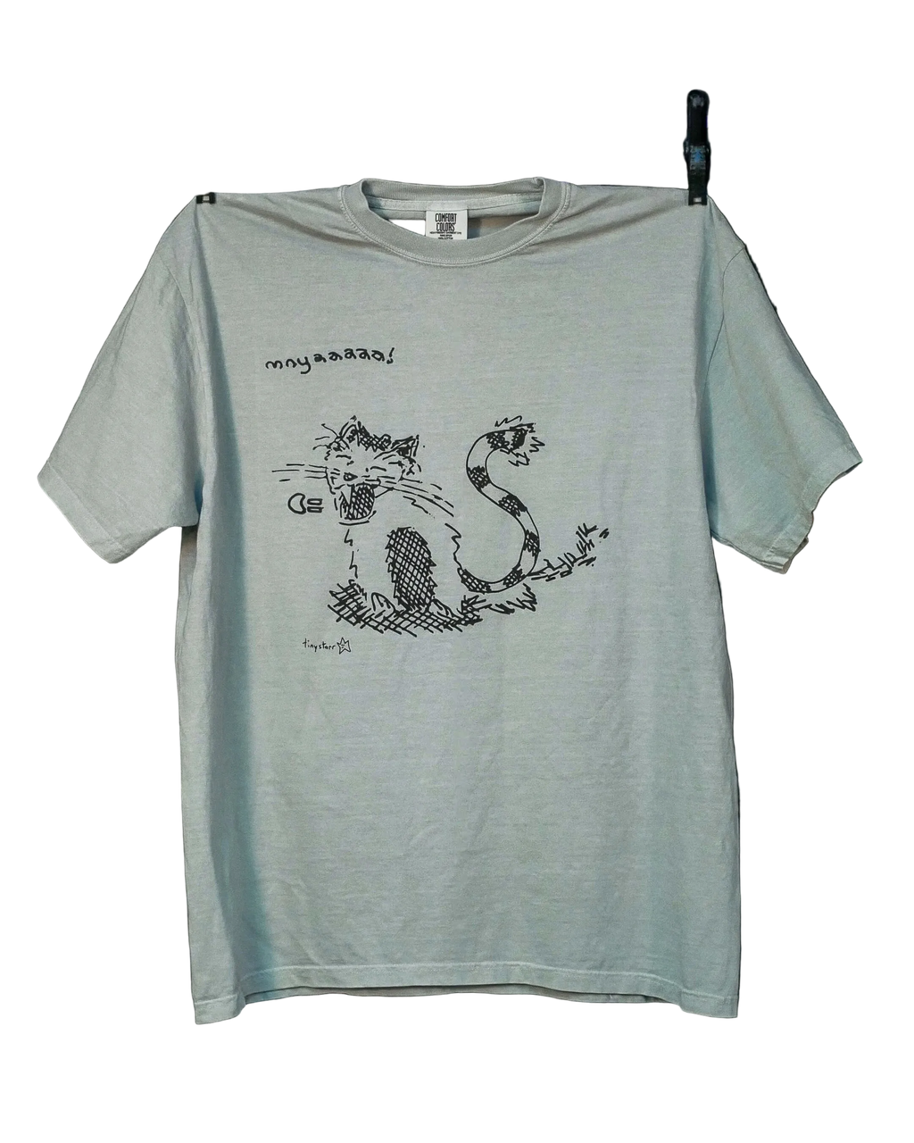 "mnyaaaaa!" cat tee