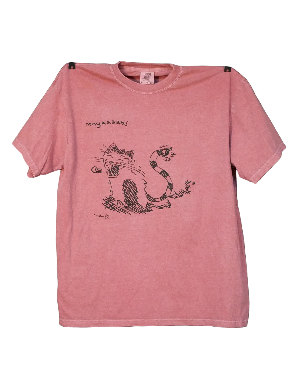 "mnyaaaaa!" cat tee