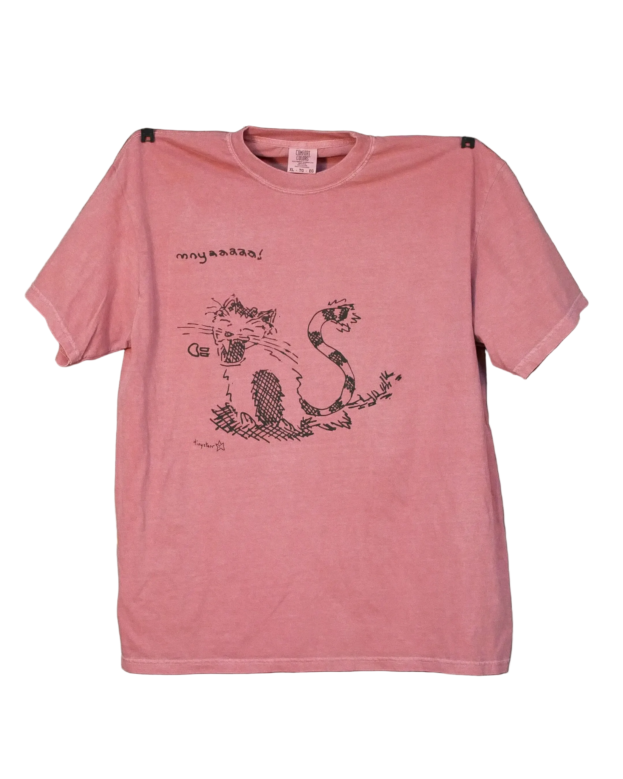 "mnyaaaaa!" cat tee