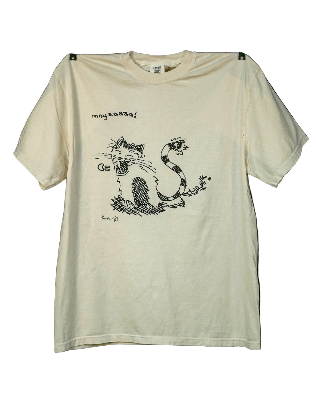 "mnyaaaaa!" cat tee