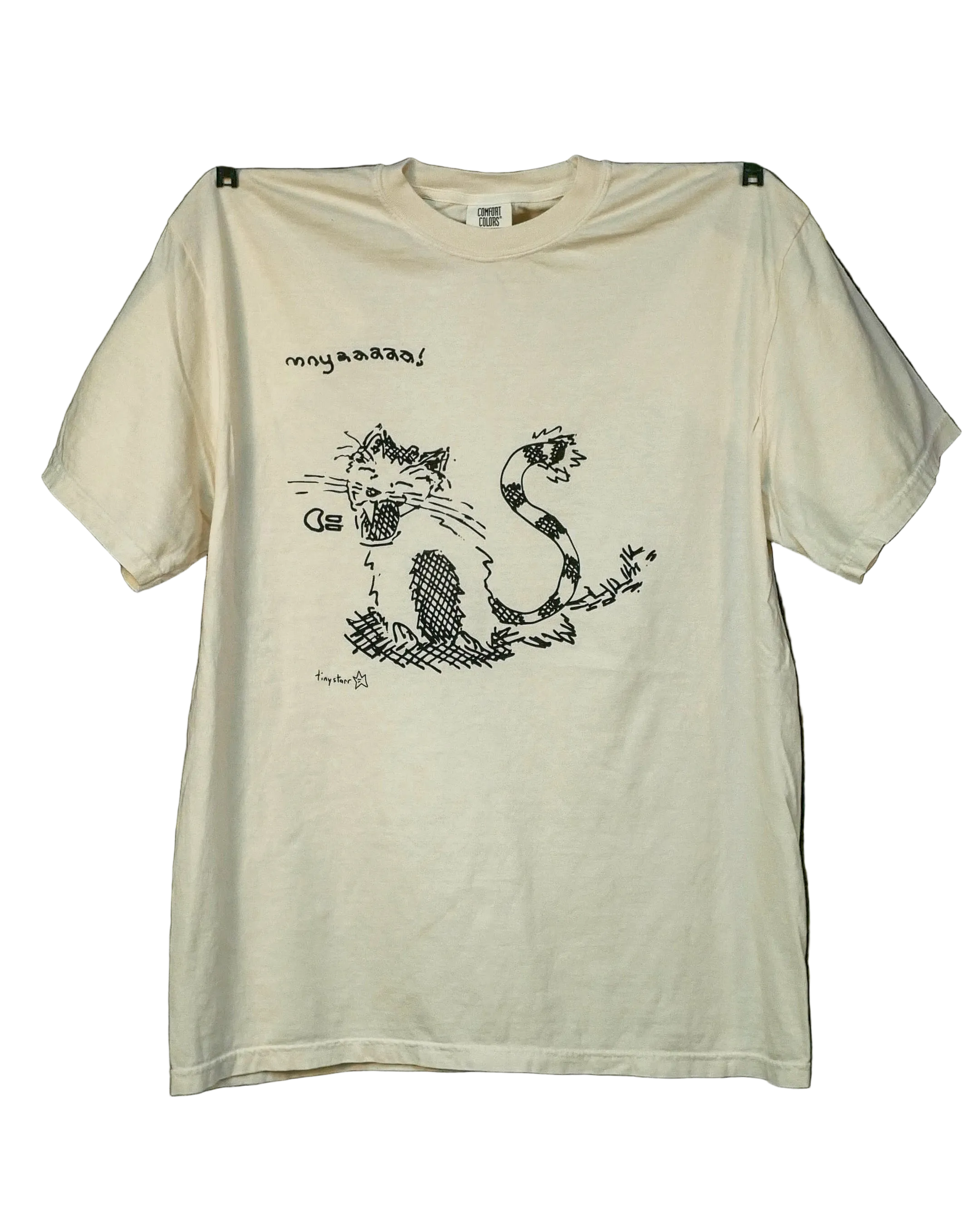 "mnyaaaaa!" cat tee