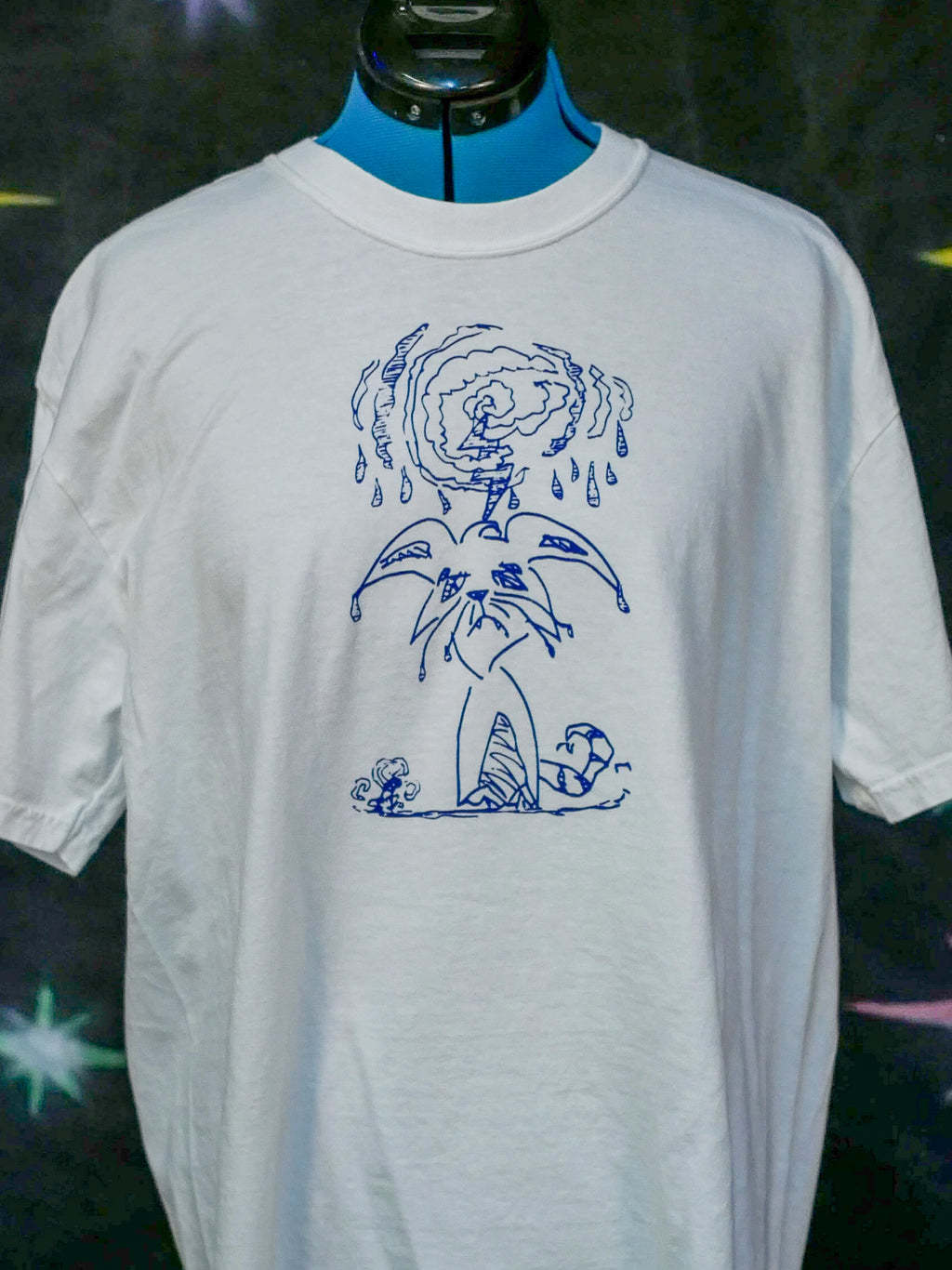 "washed" tee (front print only)